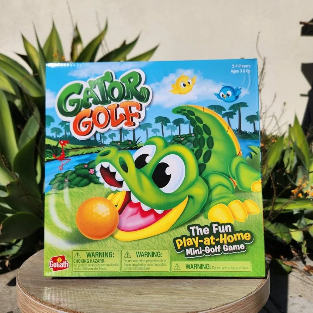 NEW Gator Golf Lawn Game Backyard Picnic Fun Minifigure Golf Putt Birthday GIFT